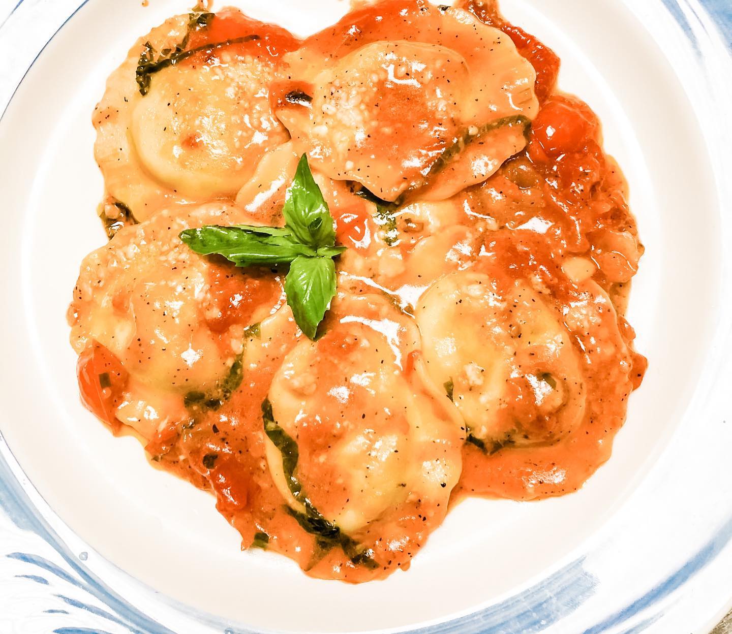 Portobello Mushroom Ravioli Pescatore Food Pickup & Delivery